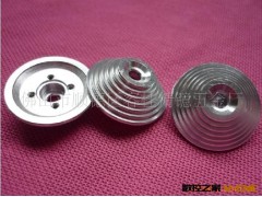 供应灯饰配件 LED灯具外壳 散热器加工图3