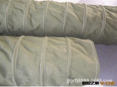 供应福建通风帆布软连接，外包钢丝绿色帆布软连接图3