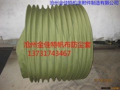 缝制帆布油缸防护罩，缝合式帆布防尘套供应图3