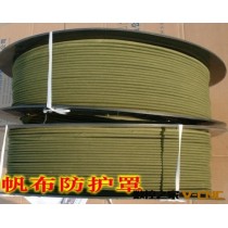 供应螺纹式缝合帆布油缸防尘罩，帆布防尘套