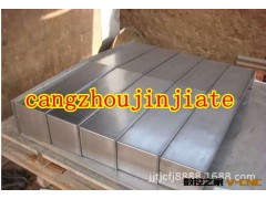 供应不锈钢伸缩式钢板防护罩，磨床导轨式机床防护罩图3
