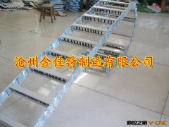 供应支撑板式钢铝承重拖链，镀锌式穿线钢铝拖链图2