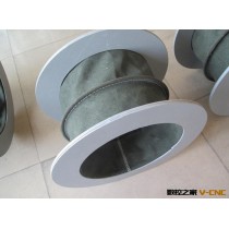 高温耐磨帆布伸缩风筒，耐磨帆布伸缩筒