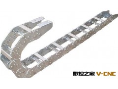 厂家直销数控钻镗床行程护线钢制拖链图3