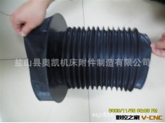 三防布伸缩防尘套，丝杠防尘套，伸缩式丝杠防护套，机床防护套图3