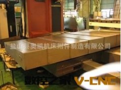 专业制造机床防护罩、机床伸缩式导轨钢板防护罩图3