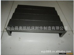 钢板机床防护罩，导轨伸缩式钢板机床防护罩，不锈钢板机床防护罩图3