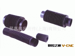 加工机床防护罩 圆筒式防尘套 选用阻燃材料制作图2