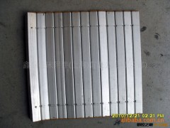 上海鑫鼎定做铝型材导轨防护帘 铝帘防护罩 交货及时(图)图3