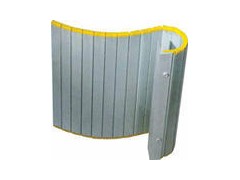 供应机床导轨铝帘防护罩|铝型材防护帘|防尘折布(图)图2