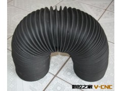 供应吸尘软管 一头法兰一头领口伸缩软管 两头法兰伸缩软管图2