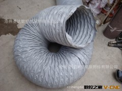 供应伸缩软管伸缩式丝杠防护罩三防布钢丝软管塑胶钢丝软管图3