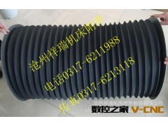 水平使用伸缩式油缸护套 帆布防护罩 机床护套图3