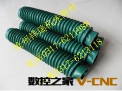 水平使用伸缩式油缸护套 帆布防护罩 机床护套图2