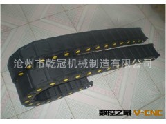乾冠塑料拖链，桥式拖链，全封闭拖链，导轨风琴式护罩，防护罩图2