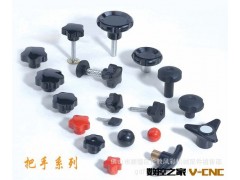 五星旋钮把手/带压片把手/五星手柄图2