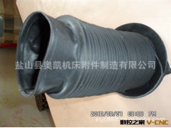 三防布伸缩防尘套，丝杠防尘套，圆筒式钢带防尘套图3