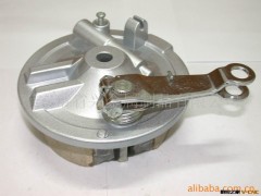 供应摩托车CG125后轮毂刹车蹄块图3