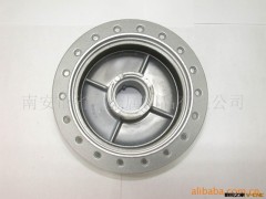 供应摩托车CG125后轮毂刹车蹄块图2