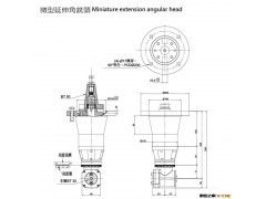 台湾名扬微型延伸角铣头加长伸长角度头镗铣削头KS-A61图3
