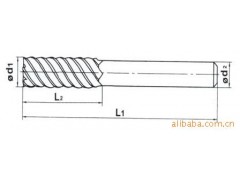 供应整体硬质合金多刃精加工合金铣刀图3