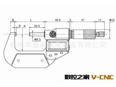 供应青海IP54刻线电子外径千分尺0-25mm图3