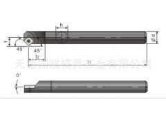 台湾进口数控刀具SSSCR/L45°内径车刀杆图2