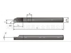 台湾进口数控刀具SDUCR/L内径95°车刀杆图2