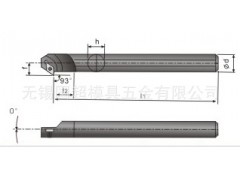 台湾进口数控刀具SDZCR/L内径工95°车刀杆图2