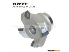 ES45度反转刀盘 左转刀盘 45度铣刀盘 KM12L-50-22-4T铝用刀盘图2