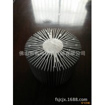 厂家大功率外径140实心太阳花led球泡灯散热器