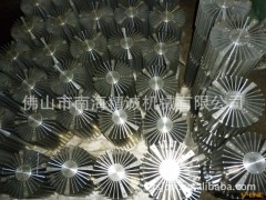 爆款外径200mm太阳花大功率led铝合金照明散热器批发厂家图3