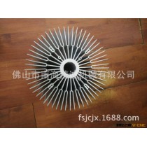 厂家大功率大外径250mm太阳花散热器工矿灯散热器自有模具