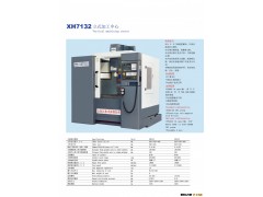 爆款硬轨台湾主轴立式加工中心XH7132A铣床图3