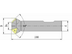 大连哈量总代理   批发哈量90&deg;可转位倒角铣刀图2