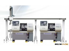 生产供应 数控车床加机械手实现自动加工图3