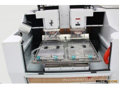 深圳钜匠650DZ2CNC小型数控双头玻璃精雕机 厂家直供可雕金属图3