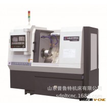斜床身线轨数控车床TCK36，45°高刚性整体床身