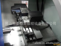 供应佛山圣特斯XCP-45X斜身车铣复合数控车床  排刀数控车图2