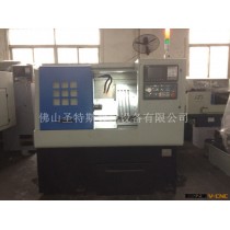 供应C45一体铸件斜床身排刀数控车床  台湾六鑫液压刀塔数控车床