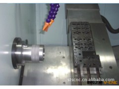 供应斜身线轨排刀数控车床图2