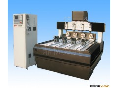 厂家直销 大型立体多头圆柱雕刻机 金属四轴圆柱雕刻机 DX1203-C图2