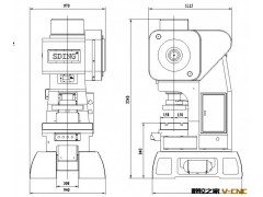 日本水准 定转子专用 盛鼎SDC-25T高速冲床图2