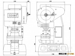SDC-60T高速冲床 盛鼎厂家直销高速精密冲床 冲床日本高速冲床图3