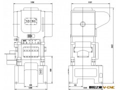 SDH-30T盛鼎龙门高速冲床,闭式冲床,四导柱系列高速冲床图3