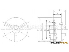 卡盘规格环球K11三爪自定心图2