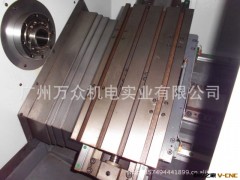 广州万众高精密排刀斜床身数控车床图3