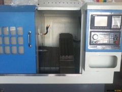 消失模铸造厂家专业生产万众机电数控车床  45度排刀式斜床身车床图2