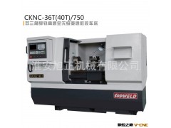 小型数控车床 CKNC-36t(40t)/750线轨数控车床 数控车床厂家直销图2