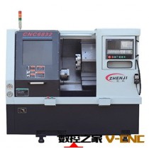 CNC6832线轨斜床身数控车床